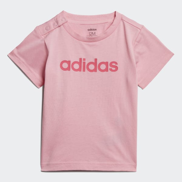 adidas Linear T-Shirt - Pink | adidas UK