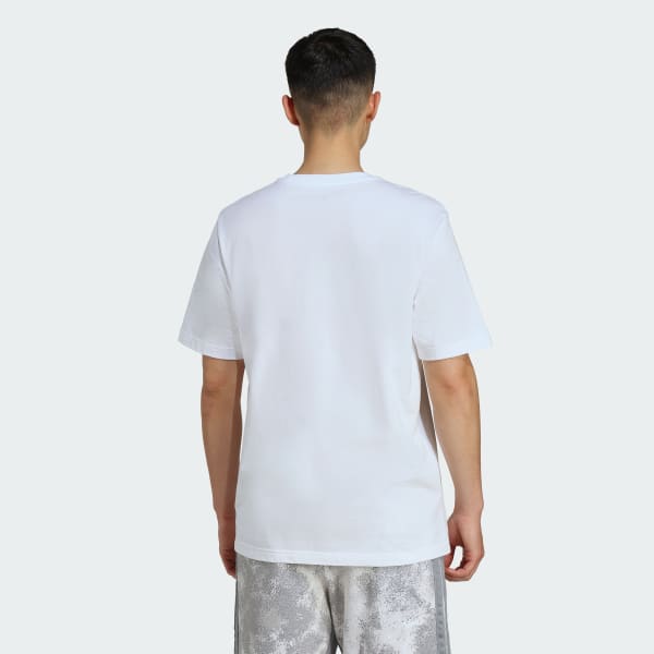 Blanc T-shirt graphique camo Shape