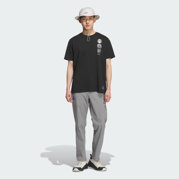 Negro Camiseta Multi Graphic