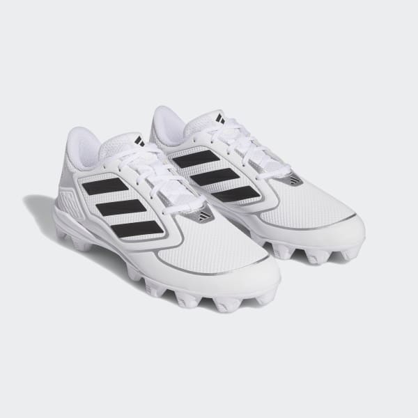 adidas PureHustle 3 MD Cleats - White | Free Shipping with adiClub ...