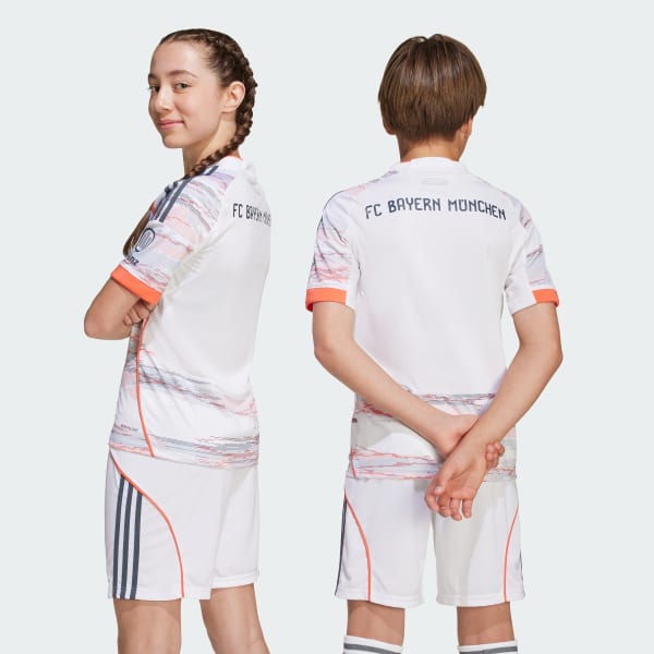 Blanc Maillot extérieur FC Bayern 25/26 Enfants