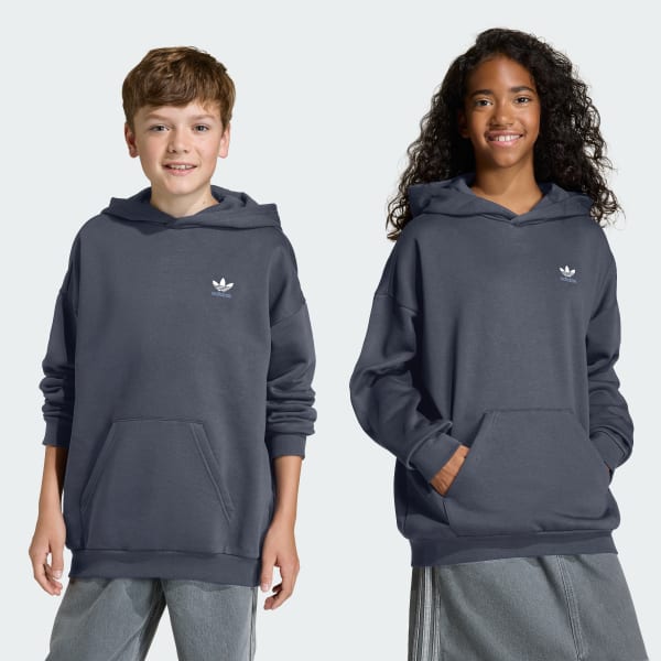 Azul Sudadera con capucha DEL MISMO TONO