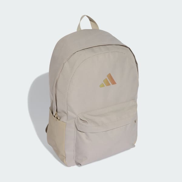 สีเบจ กระเป๋าเป้โลโก้ 3 Bar Essentials