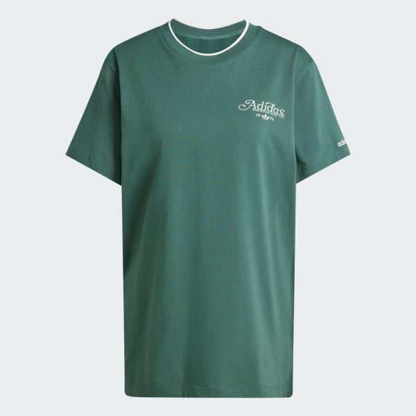 Green Graphic Loose Tee