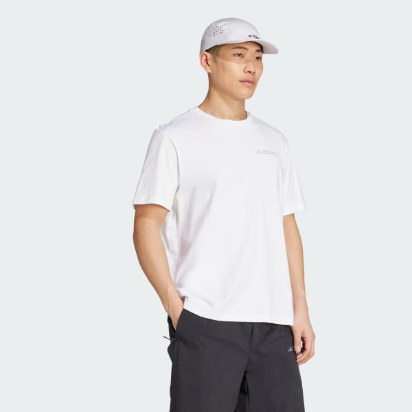 Blanc T-shirt graphique Polygiene