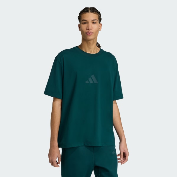 Grun adidas Z.N.E. Loose-Fit T-Shirt