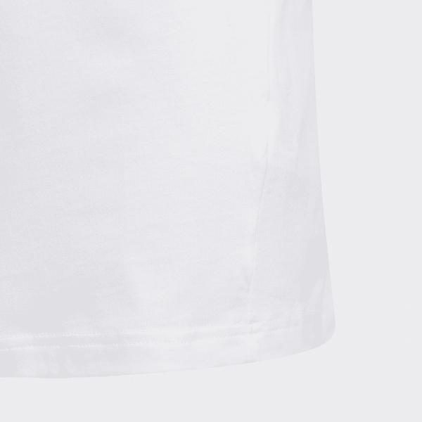 White Logo Tee