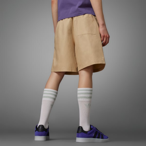 adidas Enjoy Summer Cotton Shorts - Beige | Men's Lifestyle | adidas US