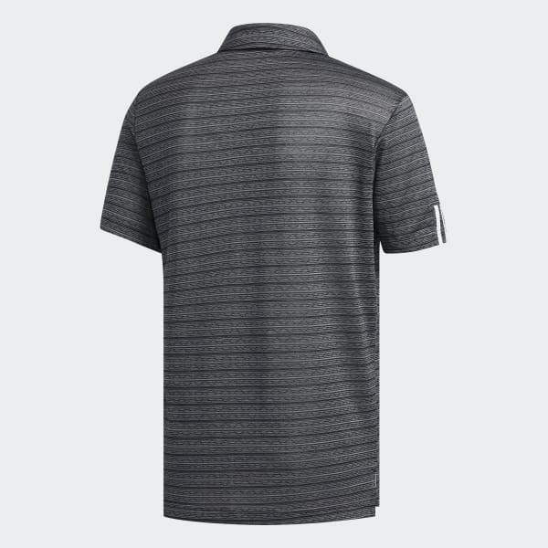Black 3-Stripes Jacquard Polo Shirt GVM11