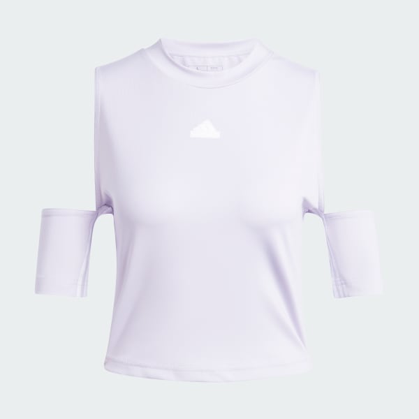 Camiseta Cropped All-Gender Express - Roxo adidas | adidas