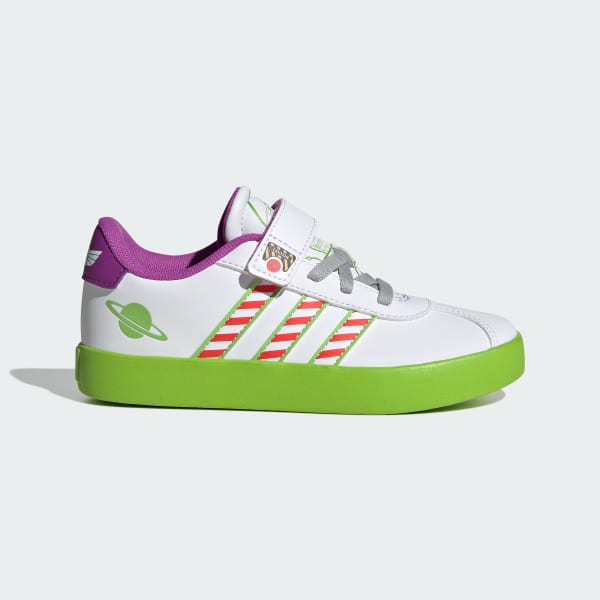 White ADIDAS PIXAR TOY STORY VL COURT 3.0 SHOES CHILDREN