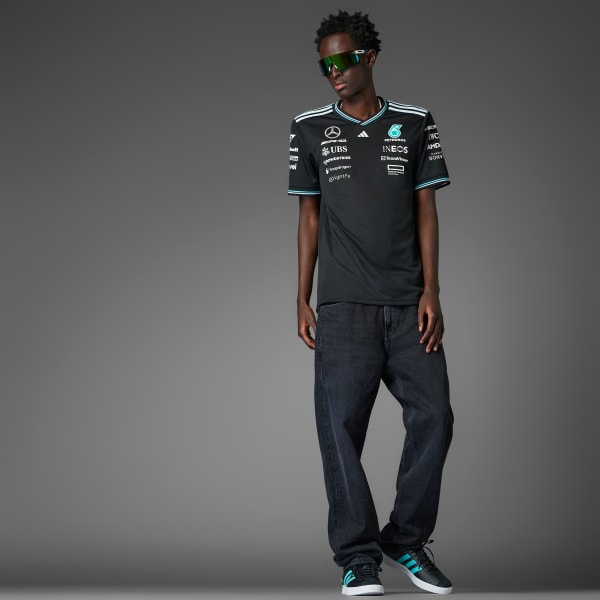 cerná DRES MERCEDES - AMG PETRONAS FORMULA ONE TEAM DRIVER AUTHENTIC