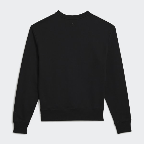 Black Pharrell Williams Basics Crew Sweatshirt (Gender Neutral) L9595