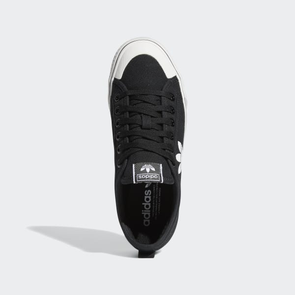 Women's Nizza Trefoil Core Black and White Shoes | adidas US