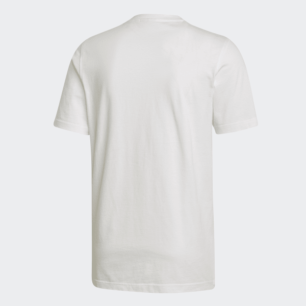 White TREFOIL TEE