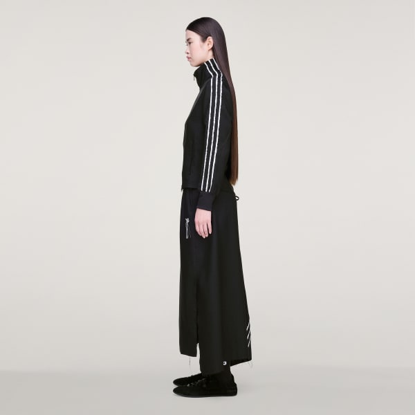 Nero Y-3 SPORT UNIFORM RAW CUT 3 STRIPES TRACK TOP