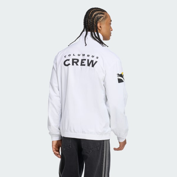 adidas Columbus Crew 2025 Originals Archive Anthem Jacket - White
