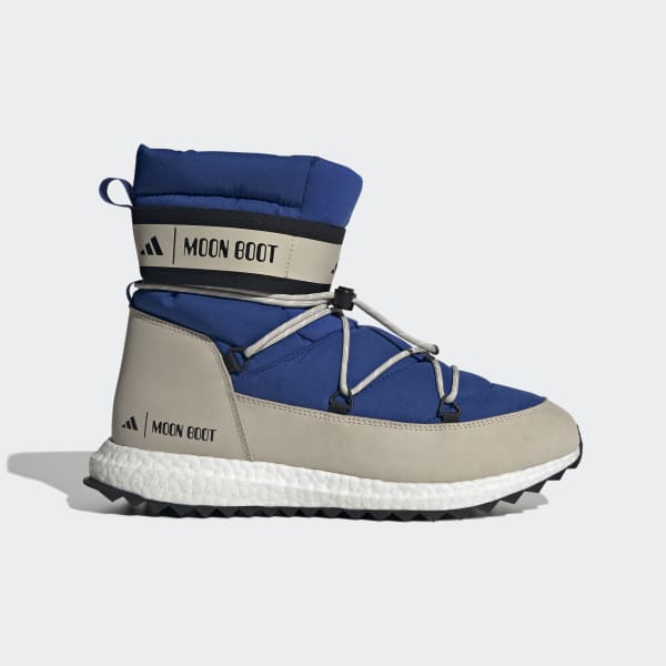 adidas x MOON BOOT Moonboost High Shoes - Blue | adidas Türkiye