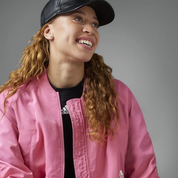 Pink Collective Power Bomber Jacket