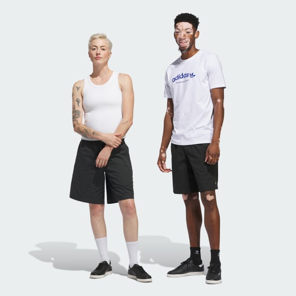 Cinza Shorts Skateboarding (Gênero Neutro)