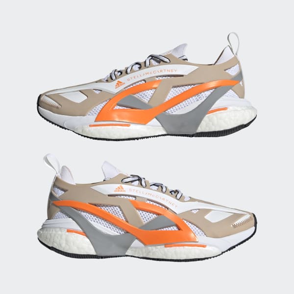 Beige adidas by Stella McCartney Solarglide Running Shoes LVM94