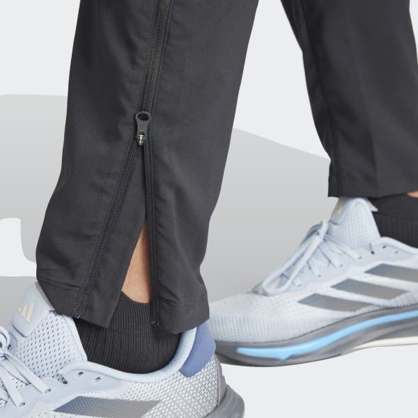 adidas Own the Run 3-Stripes Pants - Black | adidas New Zealand