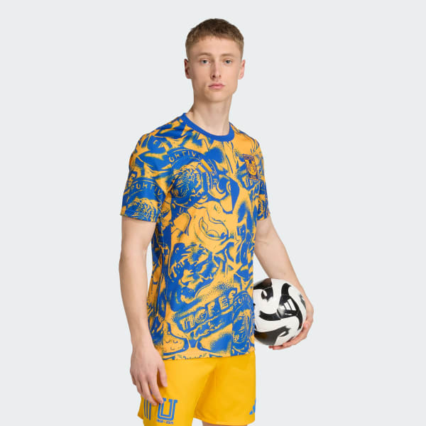 Azul Jersey prepartido Tigres UANL 25/26