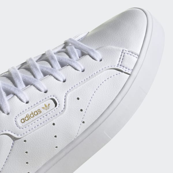 สีขาว รองเท้า adidas Sleek LRY02