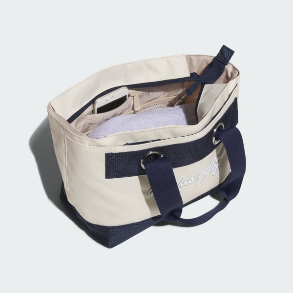 สีขาว กระเป๋าหิ้วลายกราฟิก Cart