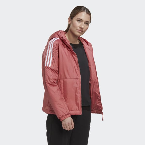 cervená Bunda Essentials Insulated Hooded IZG10