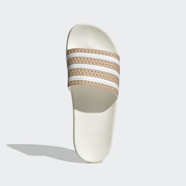 Beige adilette Badslippers