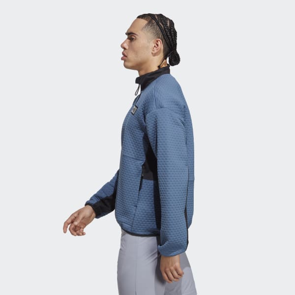 modrá Bunda Terrex Utilitas 1/2-Zip Fleece