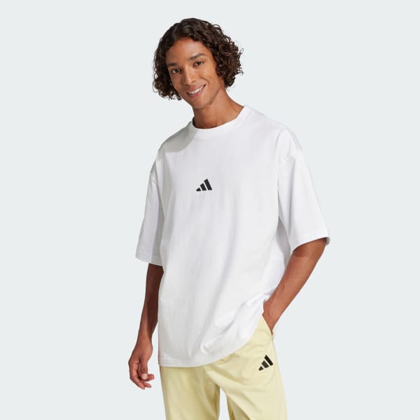White Future Icons Small Logo Tee