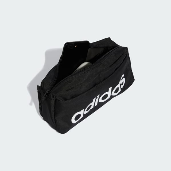 Black Linear Bum Bag