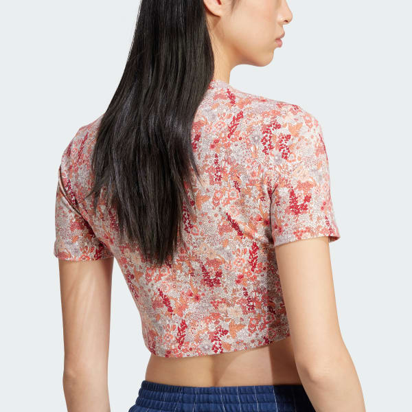 新品未使用　adidas Tシャツ　リバティ LIBERTY 花柄 Lサイズ adidas Originals × Liberty London AOP 半袖Tシャツ - ホワイト