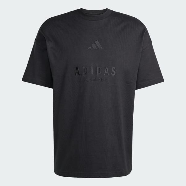 Black ALL SZN Embroidered Graphics Tee