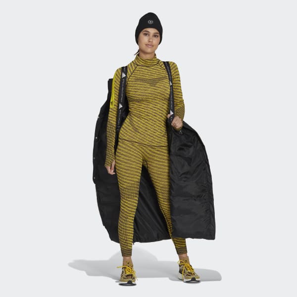 Sort adidas by Stella McCartney Long Padded Winter jakke