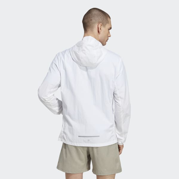 White 마라톤 웜업 재킷