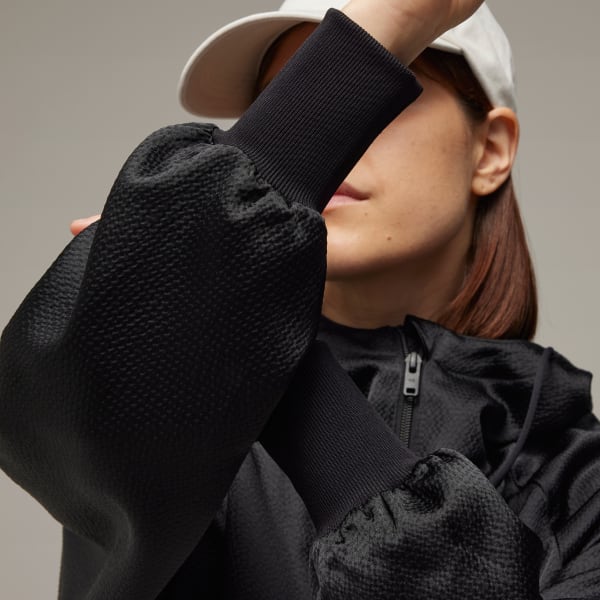 adidas Y-3 Tech Seersucker Zip Hoodie - Black | Free adidas Y-3 Tech Seersucker Zip Hoodie - Black | Free