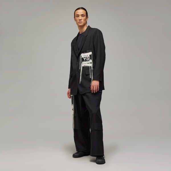 Negro Pants Y-3 Sport Uniform Patch