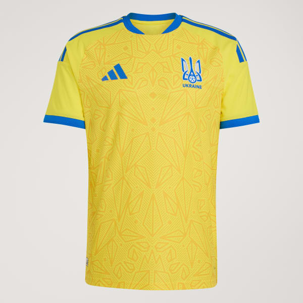 Yellow Ukraine 26 Home Authentic Jersey