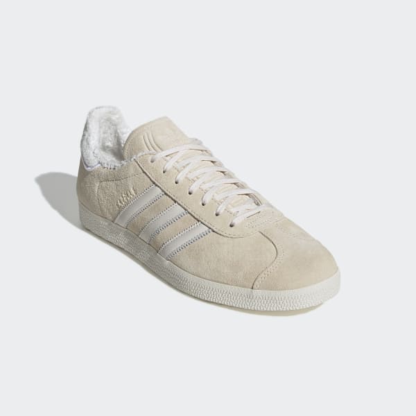 Gazelle Beige and White Shoes| adidas US