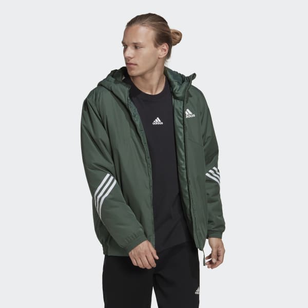 Green Back to Sport Hooded Jacket
