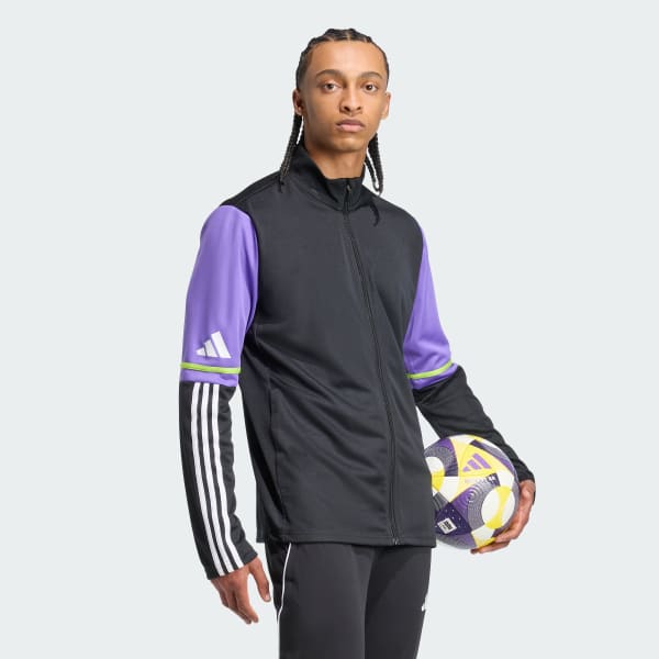 Negro Chaqueta entrenamiento Squadra 25