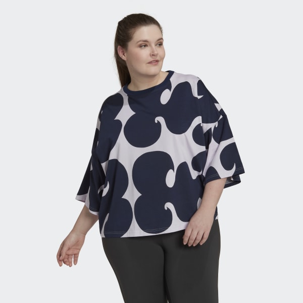 Lila Marimekko Tee (Plus Size) L4583