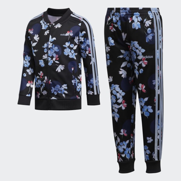 floral adidas suit