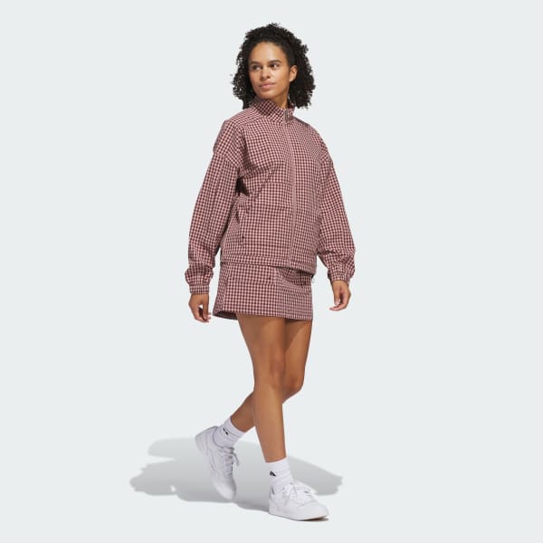 Weinrot Ultimate365 Gingham Jacke