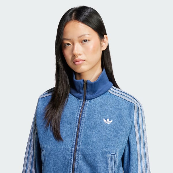 殿堂 Track Denim Adicolor adidas Top with Shipping Free | Blue - ジャケット・アウター