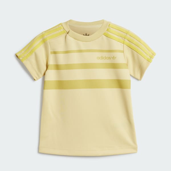 Amarillo Conjunto Shorts Polo Niños