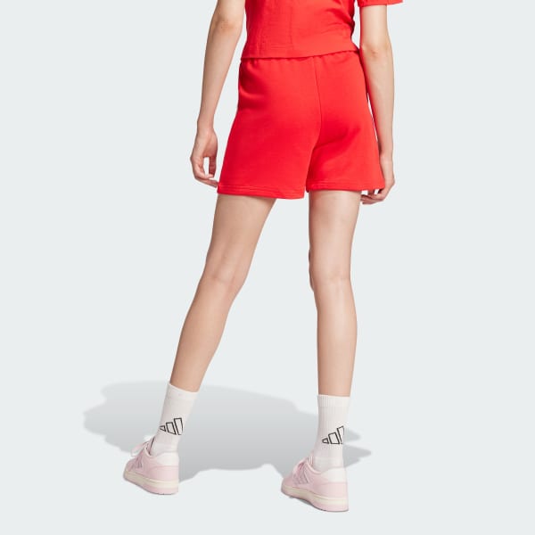 cervená Šortky Essentials Color Pop French Terry